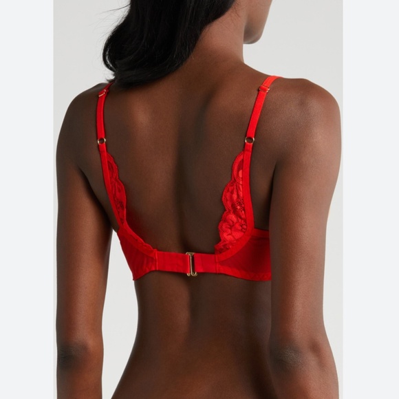 We Are HAH Free People Caged Up Underwire Bra - Blood Orange - C 30-38 - Picture 2 of 11